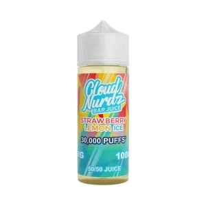 Iced Strawberry Lemon 100ml Shortfill by Cloud Nurdz