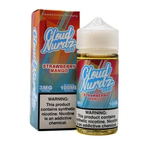ICED Strawberry Mango - 3mg - Cloud Nurdz - 100mL