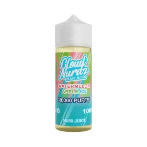 Iced Watermelon Apple 100ml Shortfill by Cloud Nurdz