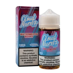 ICED Watermelon Berry - 3mg - Cloud Nurdz - 100mL