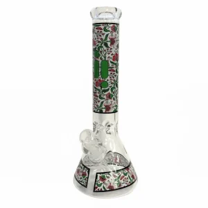 Infyniti 14" Floral Bong W/ Ice Catcher