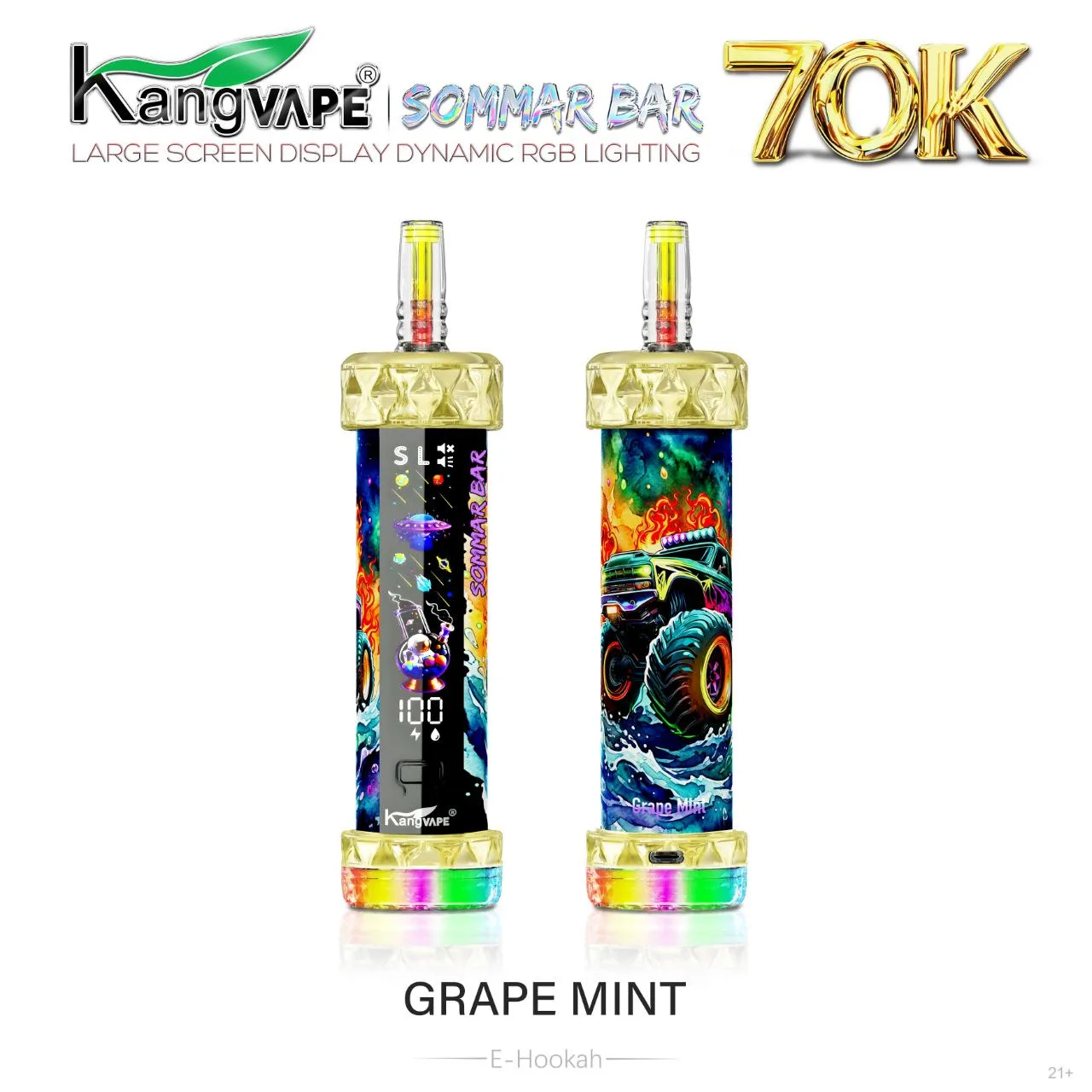 Kangvape Sommar Bar E-Hookah 70K Puff Disposable