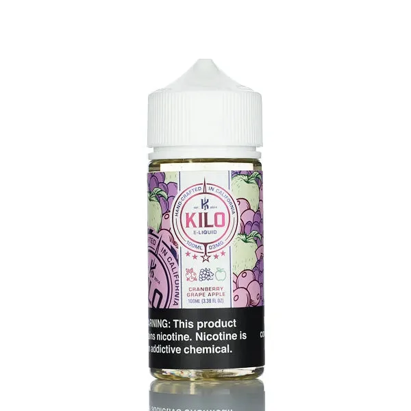KILO E-Liquids – Cranberry Grape Apple – 100ml - Image 2