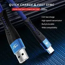 Kumiho K2 Zn-alloy Fast Charge Sync Cable Lightning, Mirco-USB, USB Type-C - Image 2
