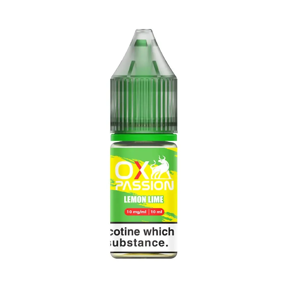 Lemon Lime OX Passion 10ml Nic Salt by Oxva