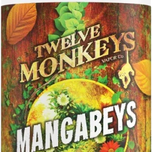 Mangabeys Twelve Monkeys 100ml Shortfill 0mg Nicotine Vape Juice – Fresh Flavours