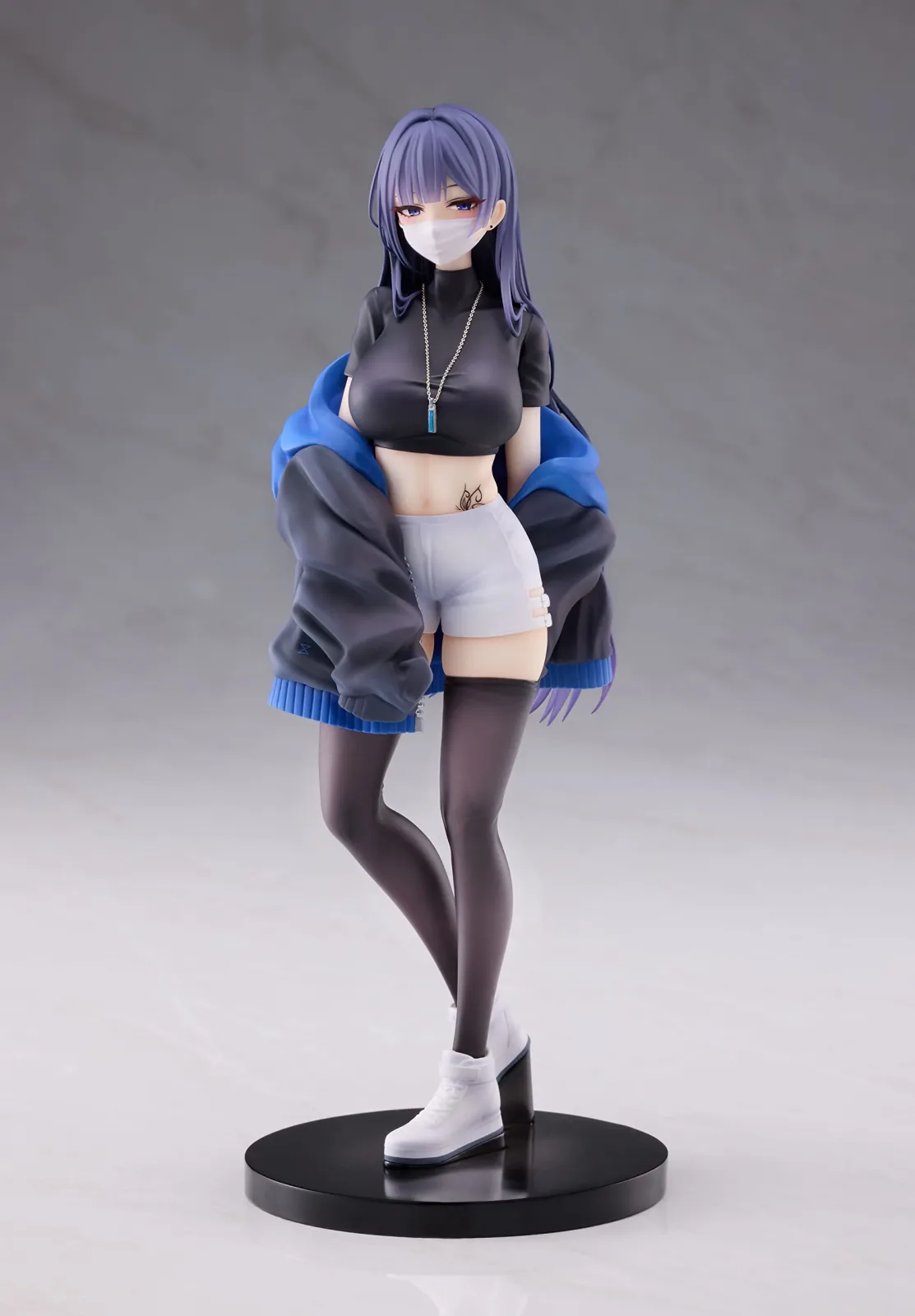 Maxcute Anime Mask Shoujo Yuna 1/7 Figure with Large Can Badge Version - Image 2