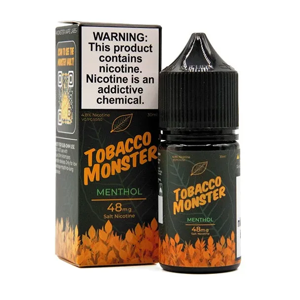 Menthol- 48mg - Tobacco Monster Salts - 30mL