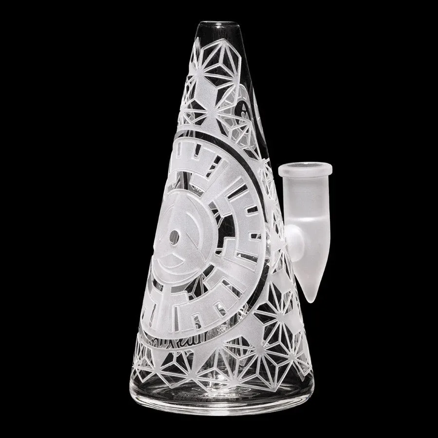 Milkyway Glass 6" Hypnotic Pyramid Bubbler Bong - Image 2