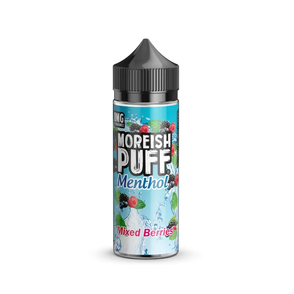 Mixed Berries Menthol 100ml Shortfill by Moreish Puff