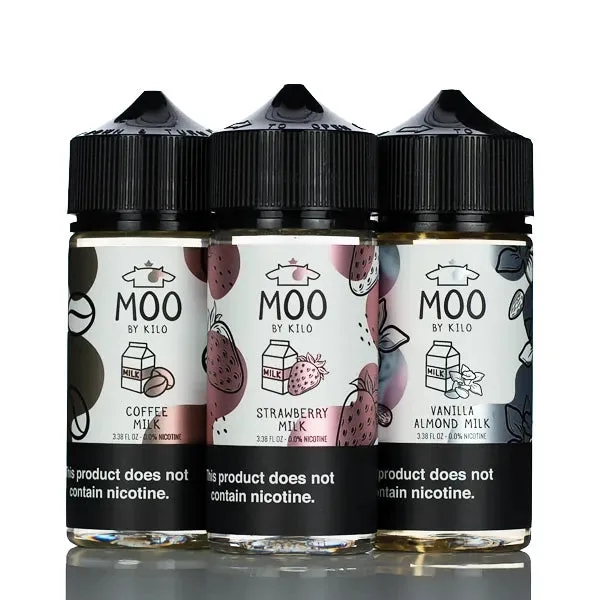 Moo E-Liquids – No Nicotine Vape Juice – 100ml (DISCONTINUED)