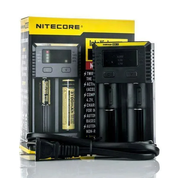 Nitecore New i2 Intellicharger Battery Charger – Two Bay - Image 2