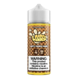 Nutty Choco Crepe Loaded E-Liquid 120ml Vape Juice