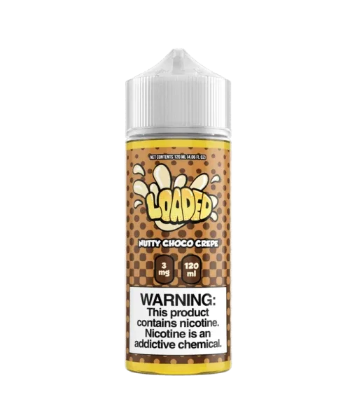 Nutty Choco Crepe Loaded E-Liquid 120ml Vape Juice