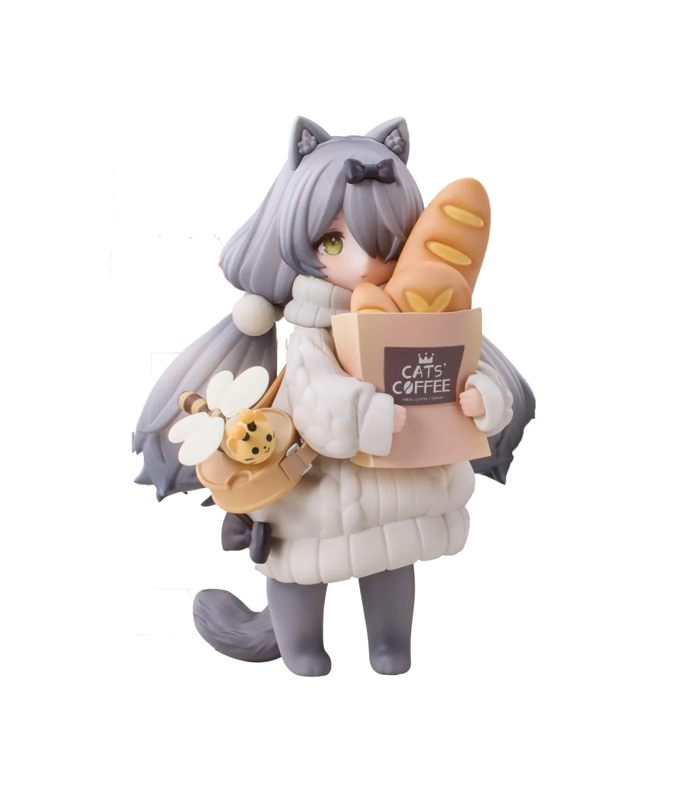 Original DLC Series Tea Time Cats Customer Cat Bread House Ribose