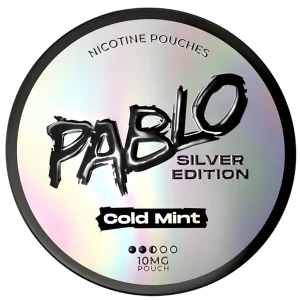 Pablo Silver Edition Cold Mint 10mg Nicotine Pouches (5 Pack)