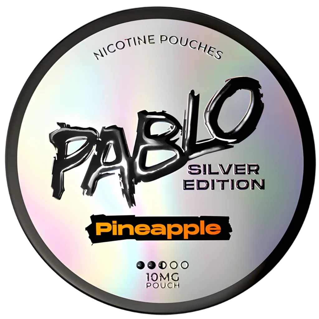 Pablo Silver Edition Pineapple 10mg Nicotine Pouches (5 Pack)