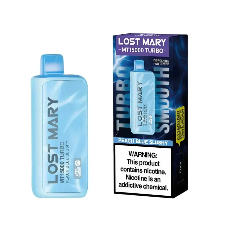 Peach Blue Slushy - Lost Mary MT15000 Turbo Disposable Vape