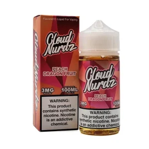 Peach Dragonfruit - 3mg - Cloud Nurdz - 100mL