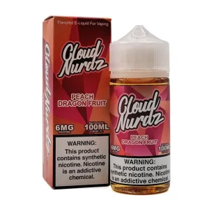Peach Dragonfruit - 6mg - Cloud Nurdz - 100mL