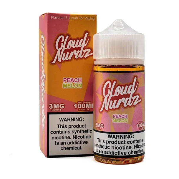 Peach Melon - 3mg - Cloud Nurdz - 100mL