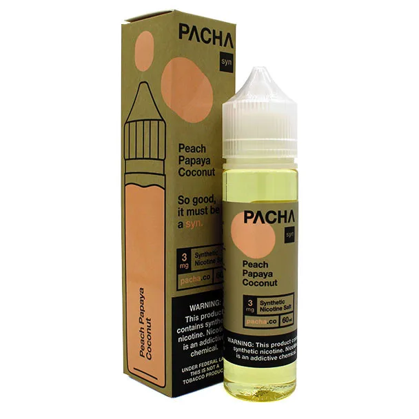 Peach Papaya Coconut Cream - 6mg - Pachamama - 60mL