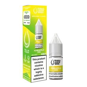 Pineapple Ice Pukka Juice 5000+ Nic Salt E-Liquid - 10ml, 10mg/20mg, Pack of 10