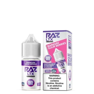 Pod Juice X Raz LTX Tobacco Free Nicotine 30ml Salt E-Juice 55MG