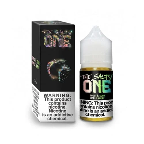 The Salty One Sweet & Sour Apple Berry 30ml Nic Salt Vape Juice - 50MG