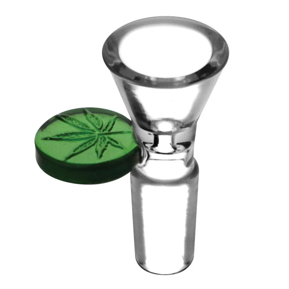 Embossed Leaf Bong Bowl - Image 2