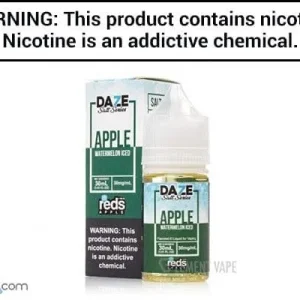 REDS WATERMELON APPLE ICED BY 7 DAZE SYNTHETIC SALT 30ML