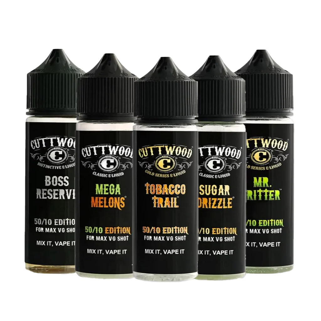 Cuttwood The Sauce Boss Vape Juice | Premium 30 ml E-Liquid Salts| CA, TX, ID, MT