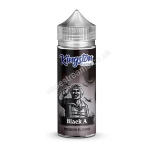 Black A E-Liquid Shortfill by Kingston