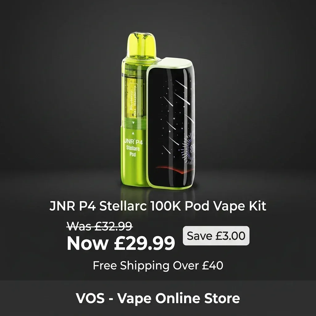 JNR P4 Stellarc 100K Puff Refillable Pod Kit | 100k Puff Vape - Image 2