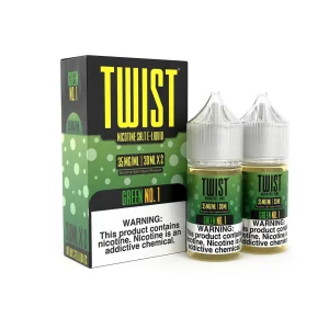 Green No.1 2x 30ml (60ml) Nic Salt Vape Juice - Twist E-Liquids - 35MG