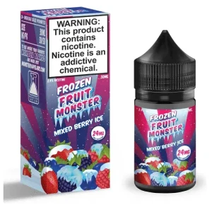 Mixed Berry Ice 30ml Nic Salt Vape Juice - Frozen Fruit Monster - 48MG
