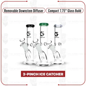 GlassHouse Straight Tube Glass Water Pipe