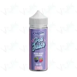 Kingston Pod Juice 50/50 Mix Berry Lemonade 100ml