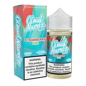 Cloud Nurdz Iced Strawberry Kiwi TF Vape Juice 100ml - 6mg