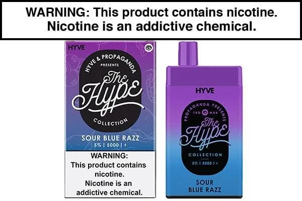 HYVE X PROPAGANDA HYPE DISPOSABLE VAPE – 5000 PUFFS - Image 2