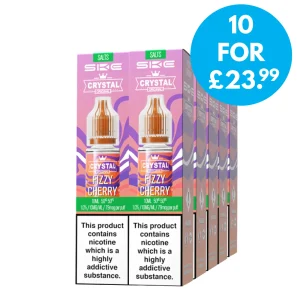 Box of 10 – 10mg (1%) SKE Crystal Nic Salts