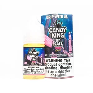 Candy King On Salt Pink Squares 30ml Nic Salt Vape Juice - 50MG