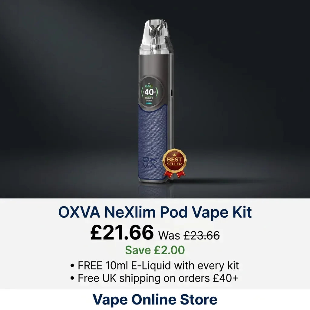 OXVA NeXlim Pod Vape Kit | 10ml E-Liquid For Free - Image 2