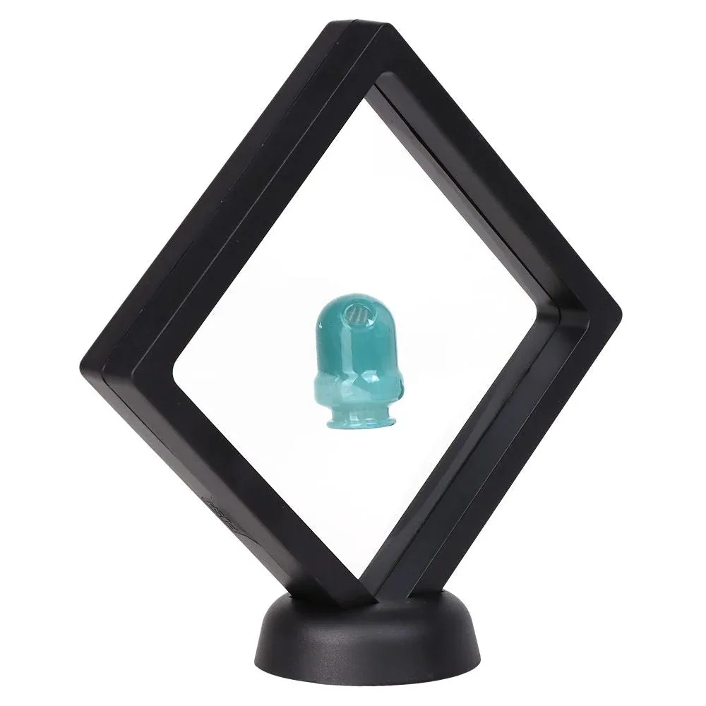 Pulsar Round Tip Glass Mouthpeice Attachment for Puffco Pivot w/ Display Stand - Colors Vary - Image 2