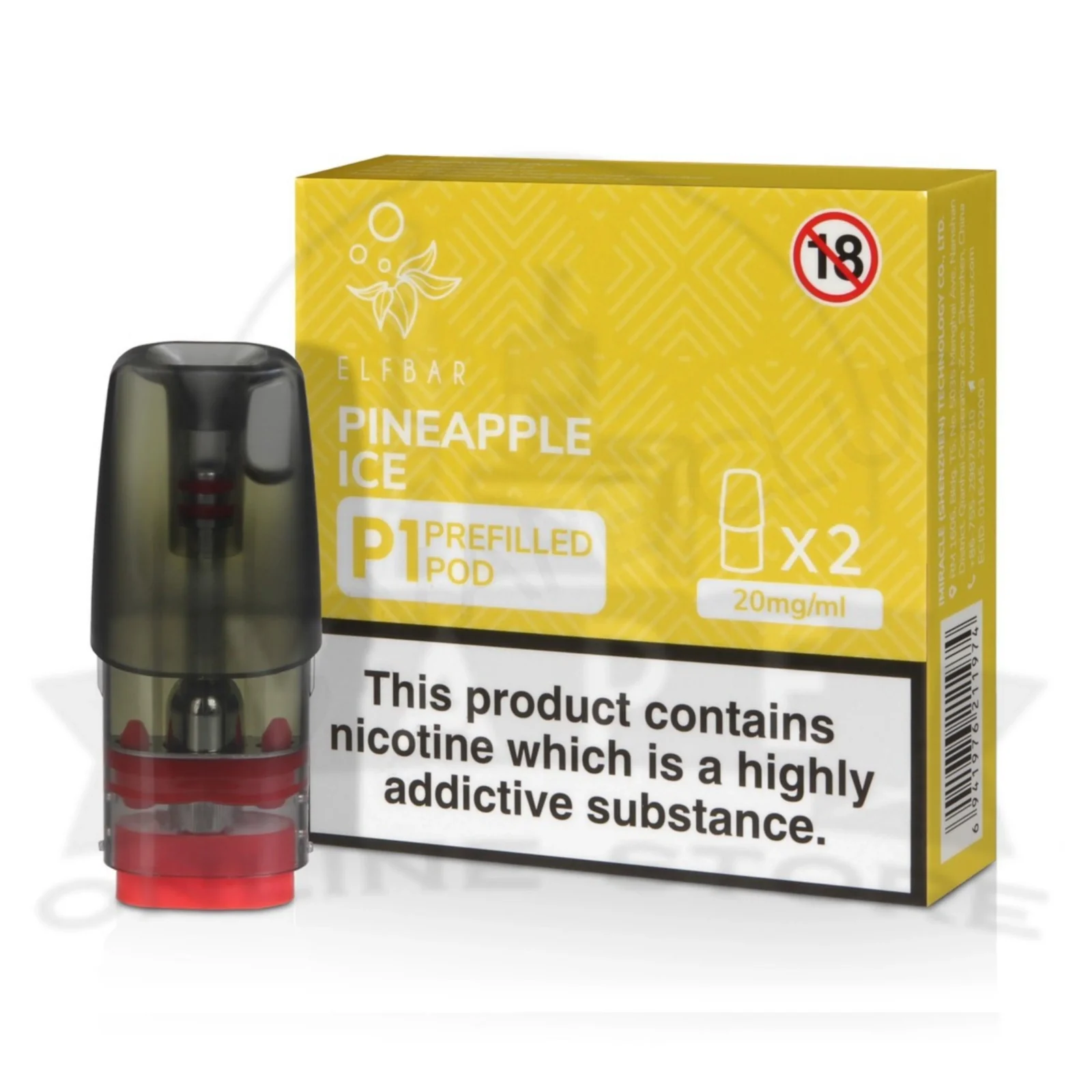 Pineapple Ice Elf Bar Mate P1 Prefilled Pod | Retails & Wholesale