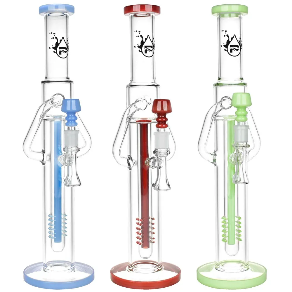 Pulsar Deep Pocket Tube Recycler Water Pipe | 16" | 14mm F - Image 2