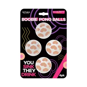 Boobie Beer Pong Balls 4-Pack