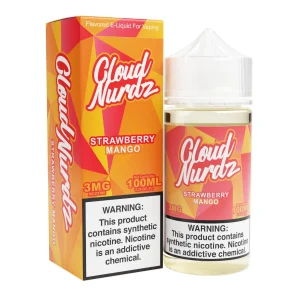 Strawberry Mango Synthetic Nicotine 100ml E-Juice | Cloud Nurdz
