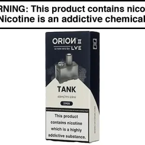 LVE ORION II 4.5ML REPLACEMENT TANKS (2-PACK)