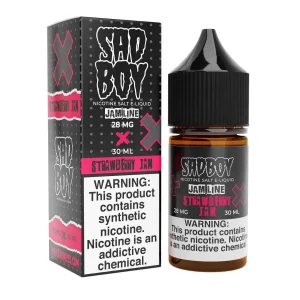 JamLine Strawberry Jam Synthetic Nicotine 30ml Salt E-Juice | SadBoy